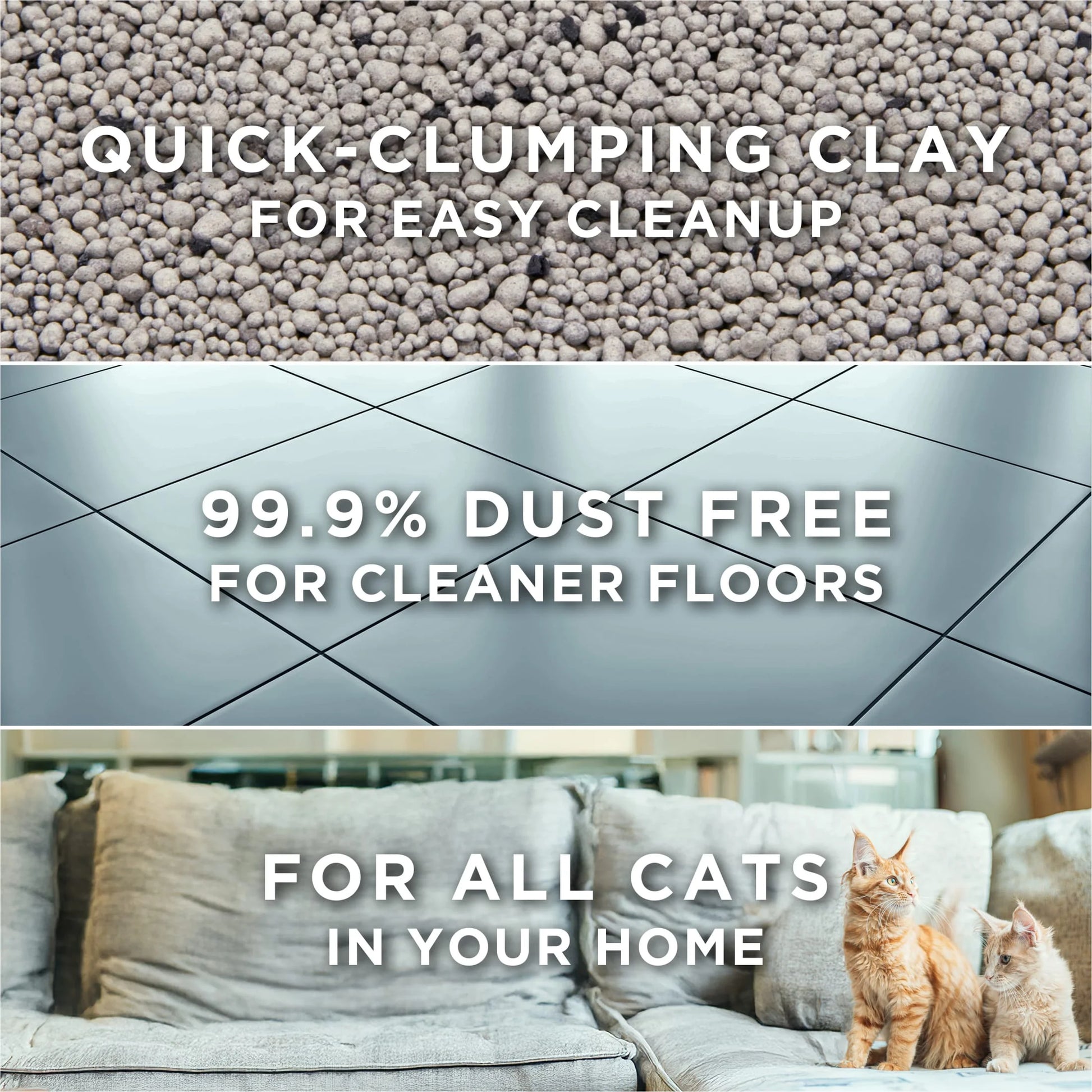 Purina  Free and Clean Clumping Cat Litter, Unscented, 35 Lb Pail