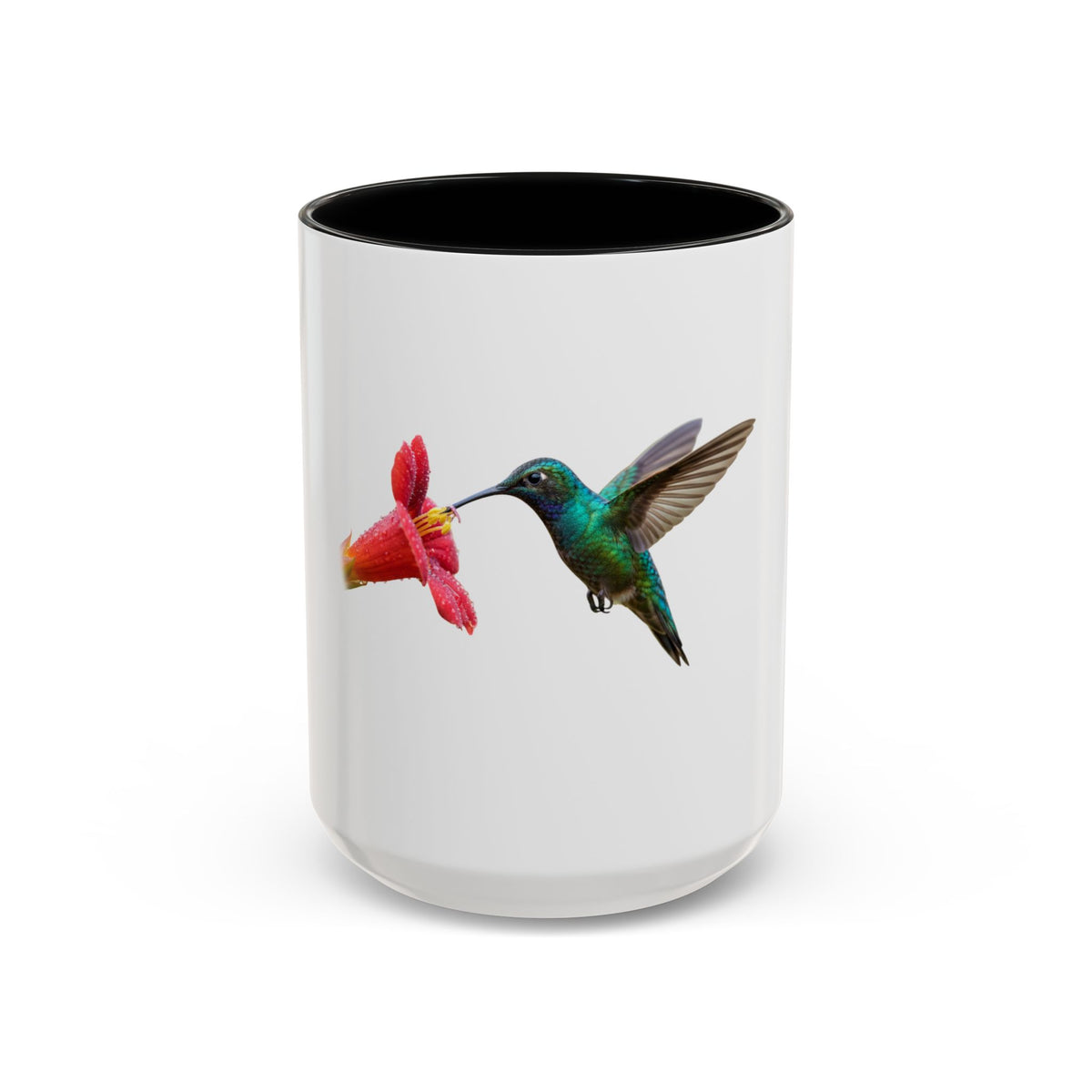 Hummingbird with Flower Thrive Not Just Survive Mug | Accent Coffee Mug