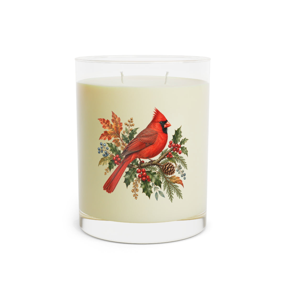 Red Cardinal Winter Botanical Scented Candle