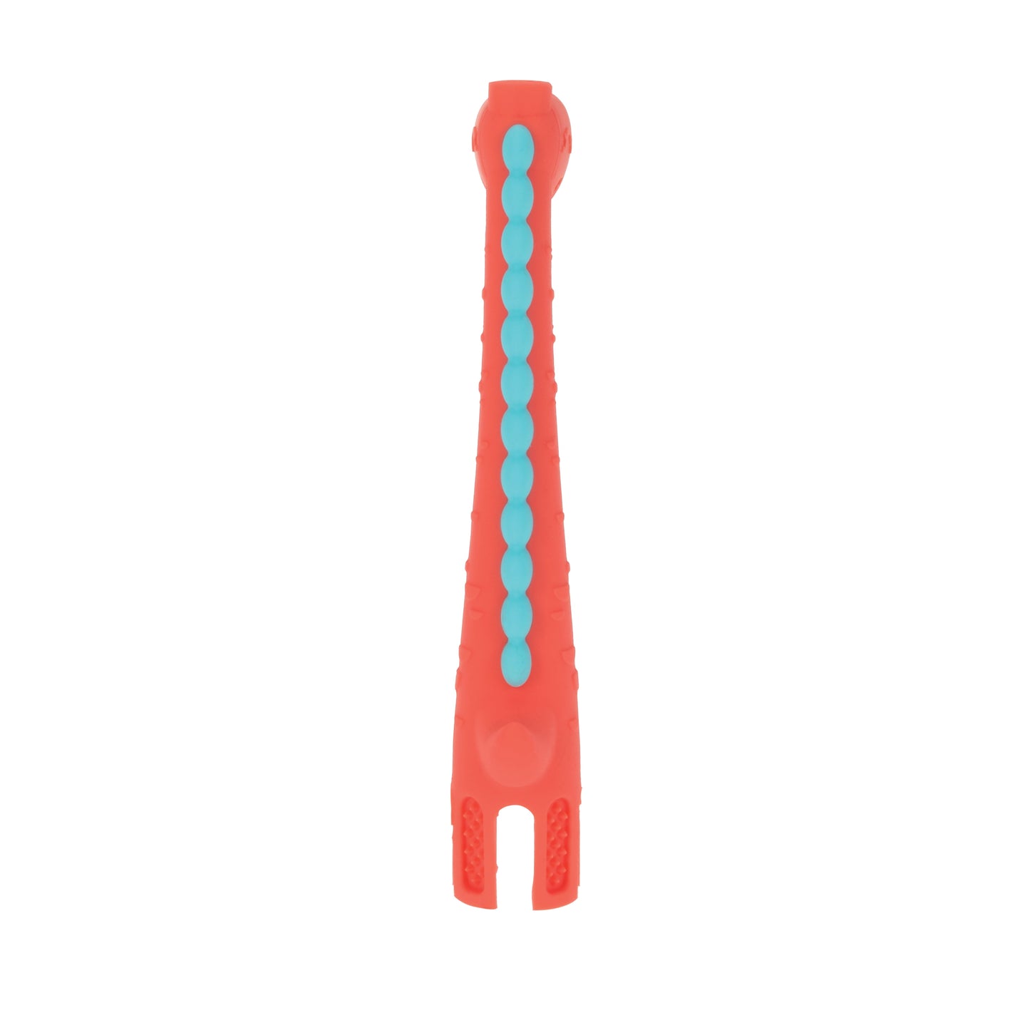 2Pk Silicone Sensory Tube Teethers, Llama & Dinosaur