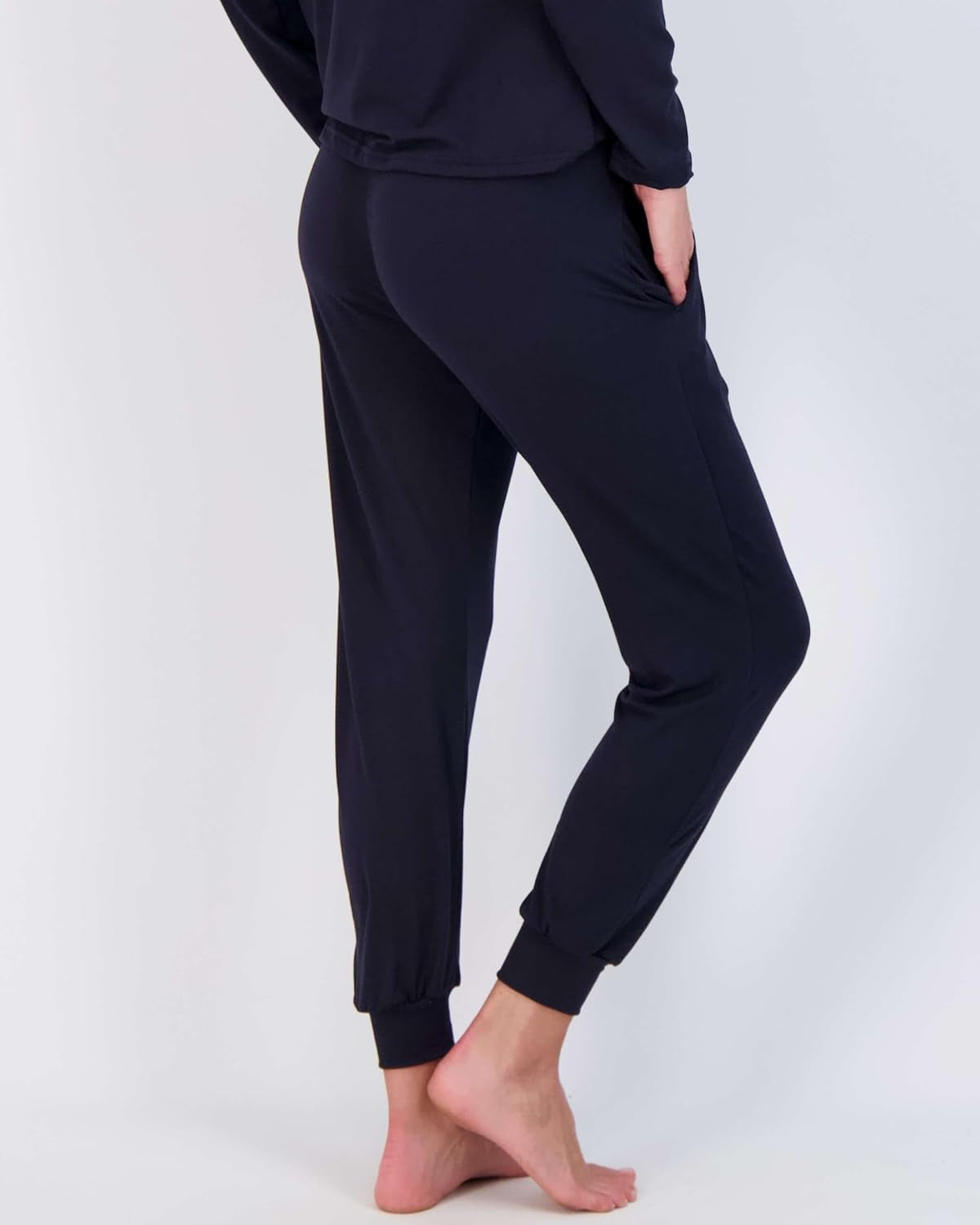 2 Pack: Women'S Soft Long Sleeve Sleep Set - Comfortable Lounge Pull over Hoodie and Henley Jogger