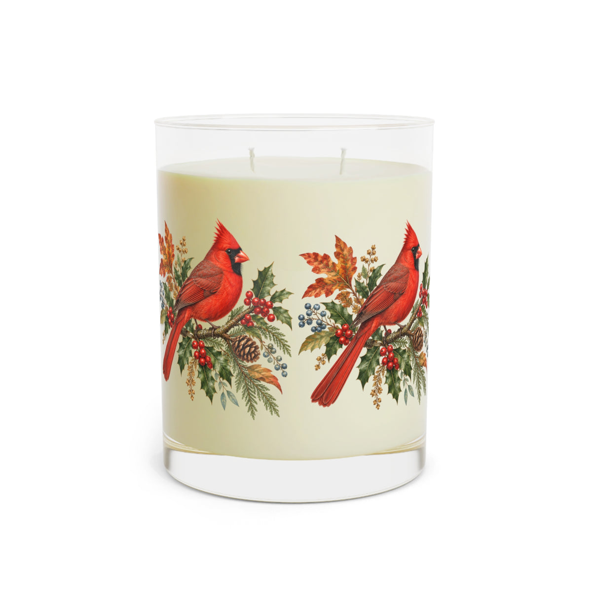 Red Cardinal Winter Botanical Scented Candle