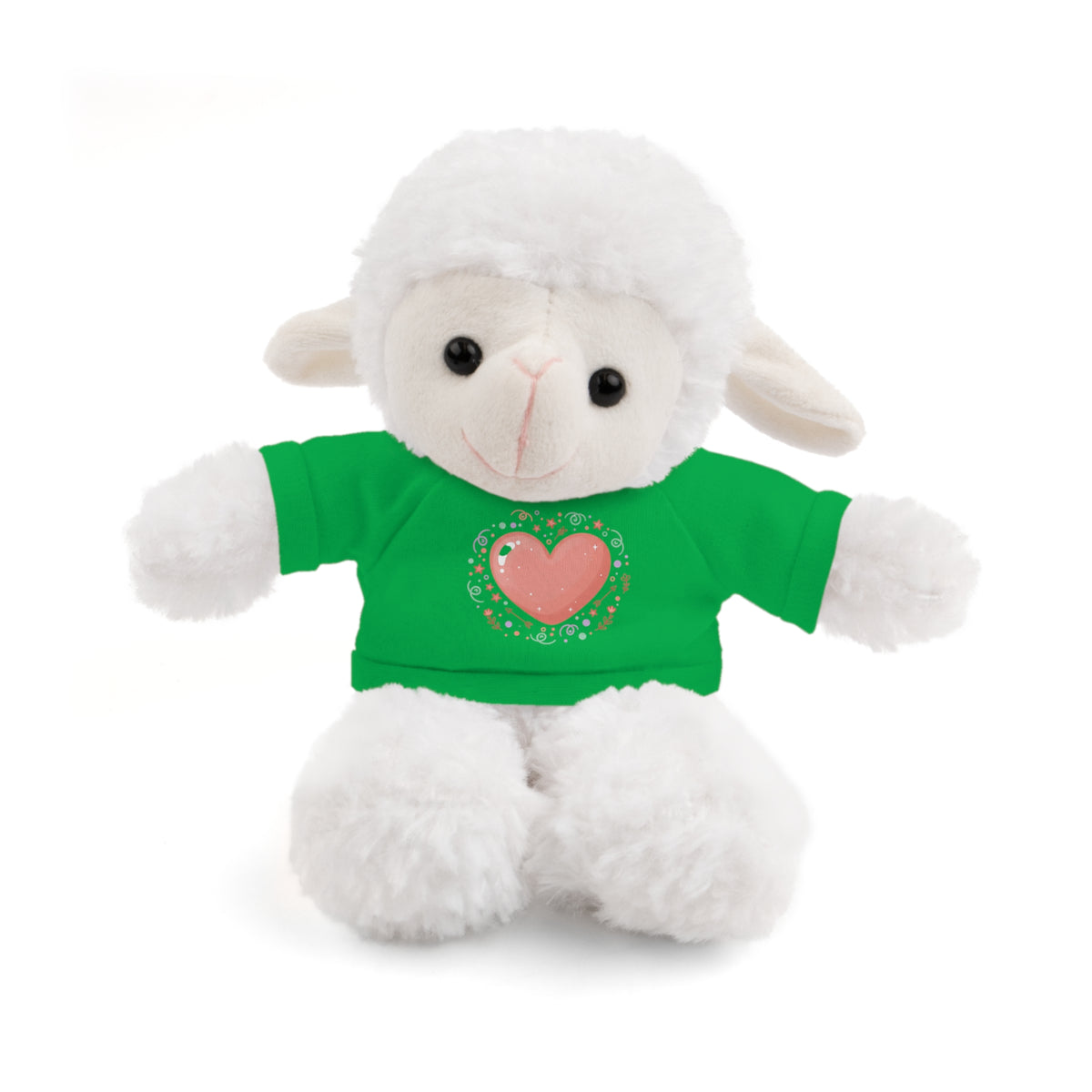Plush Companion with Heart Stuffed Animals with Tee