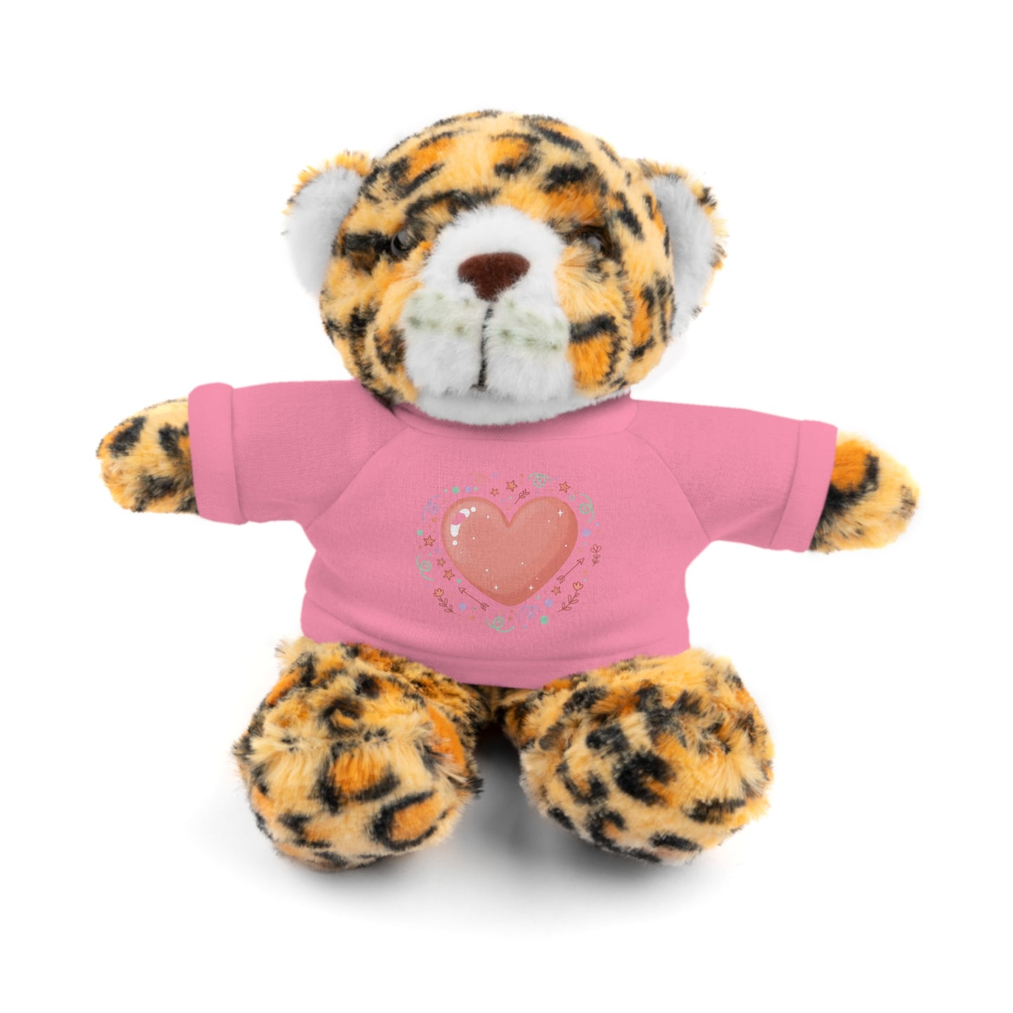 Plush Companion with Heart Stuffed Animals with Tee