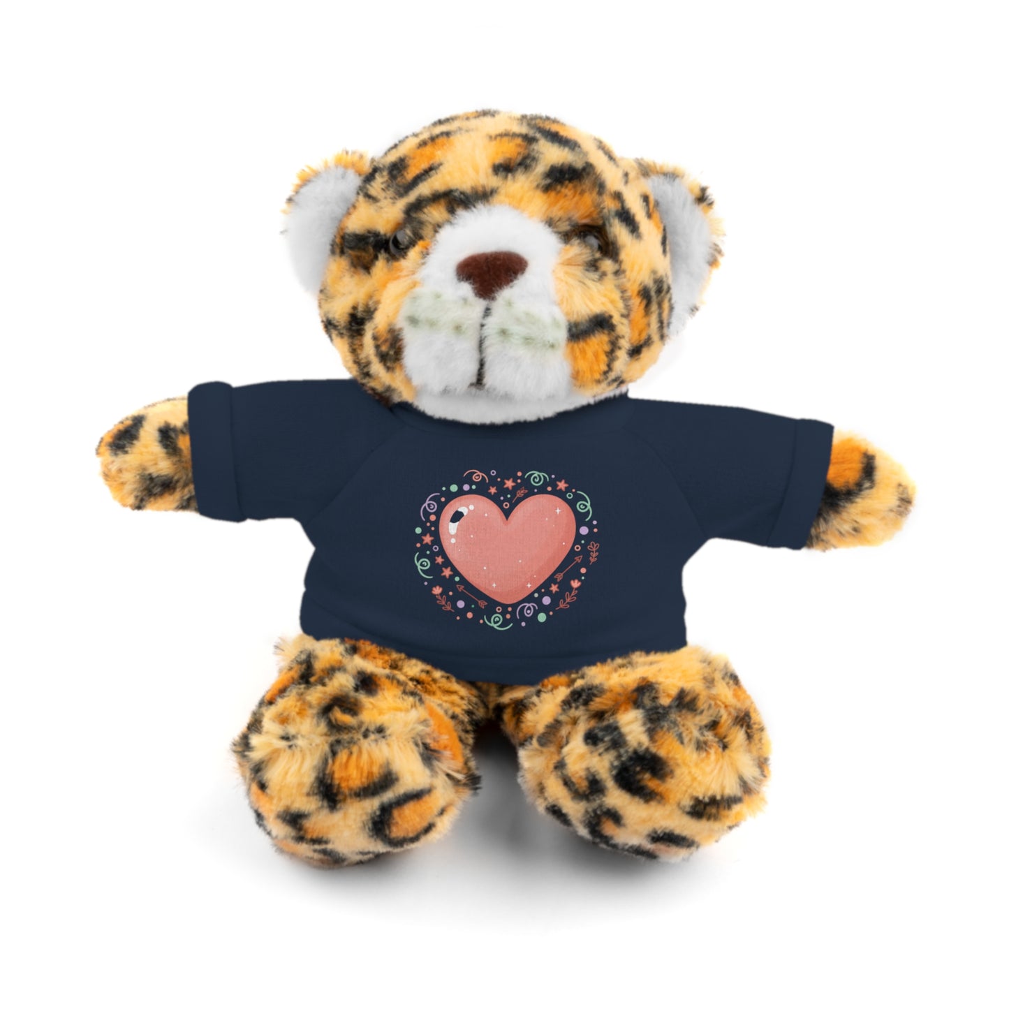 Plush Companion with Heart Stuffed Animals with Tee