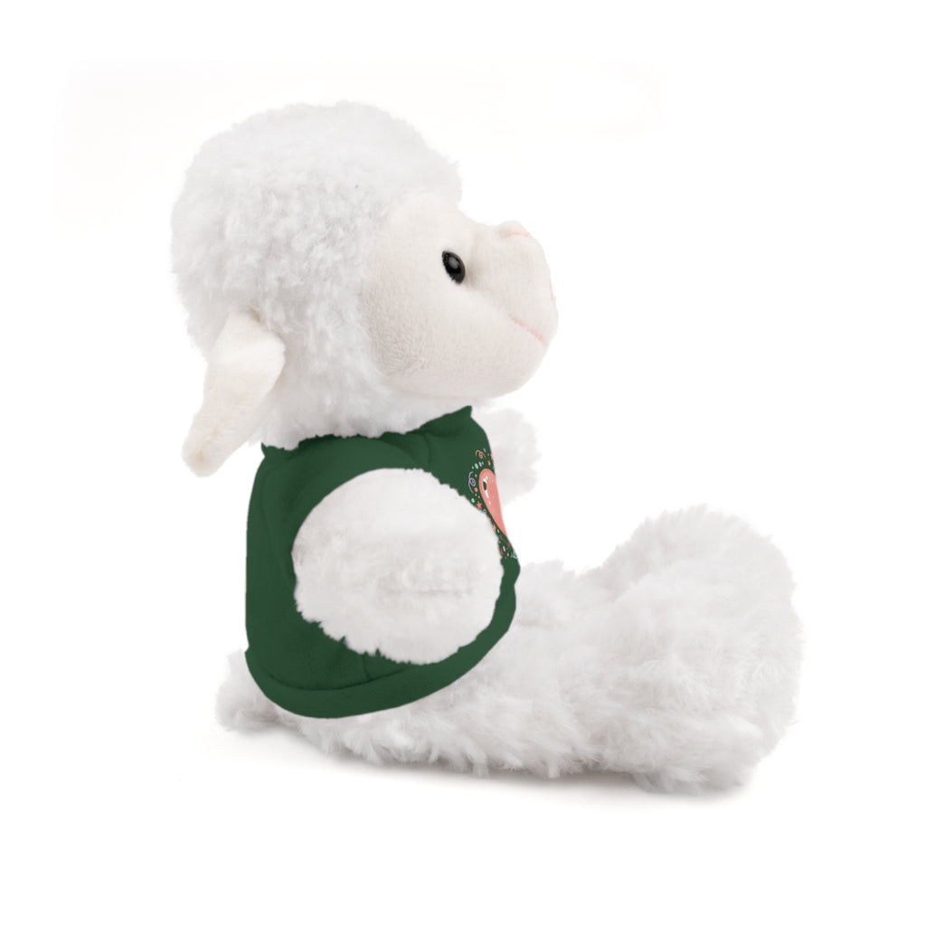 Plush Companion with Heart Stuffed Animals with Tee