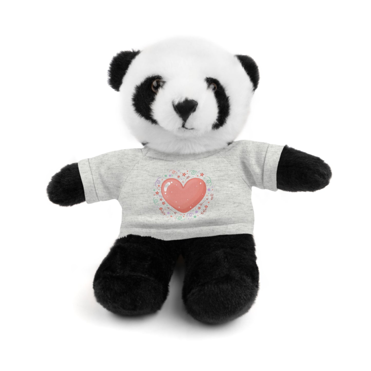 Plush Companion with Heart Stuffed Animals with Tee