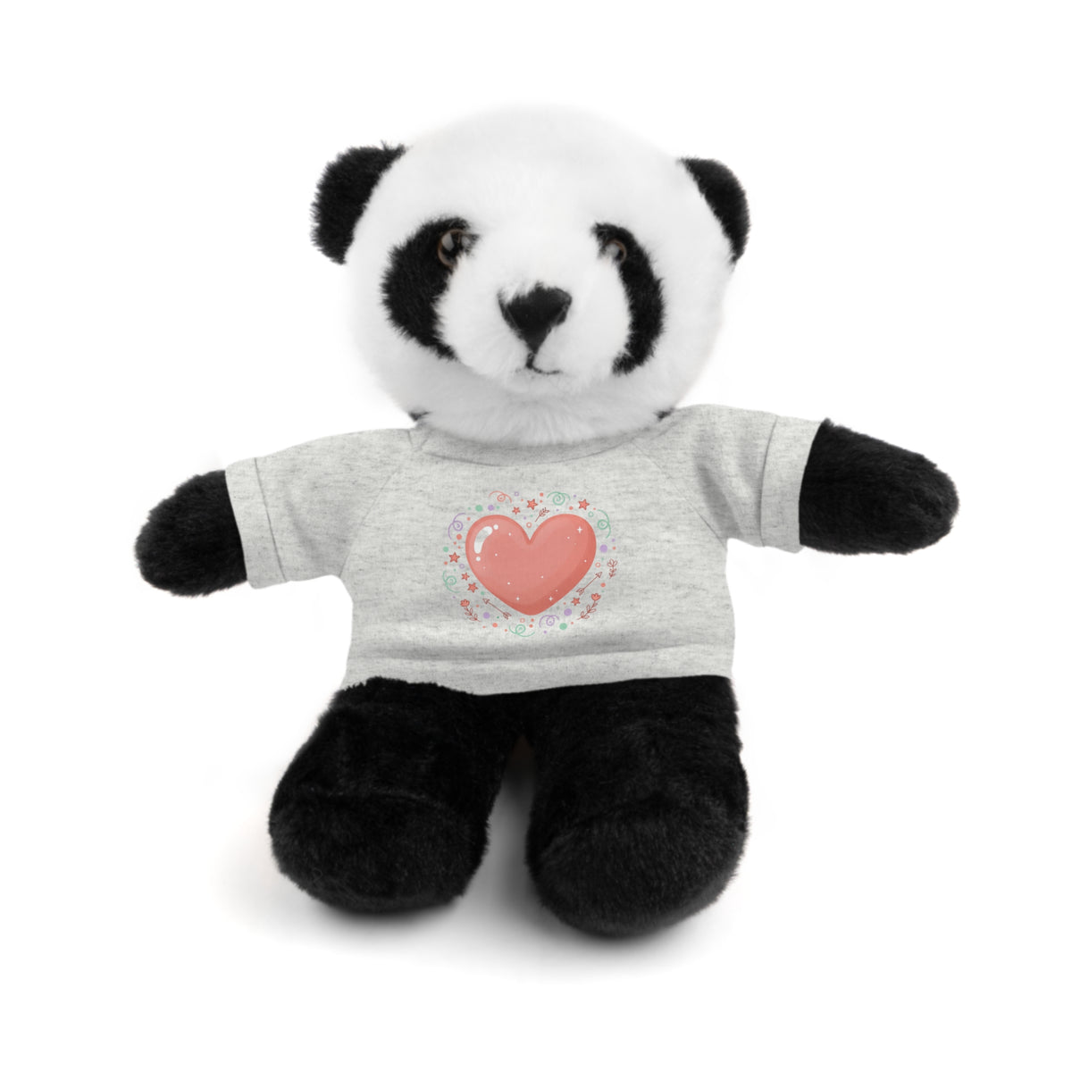 Plush Companion with Heart Stuffed Animals with Tee