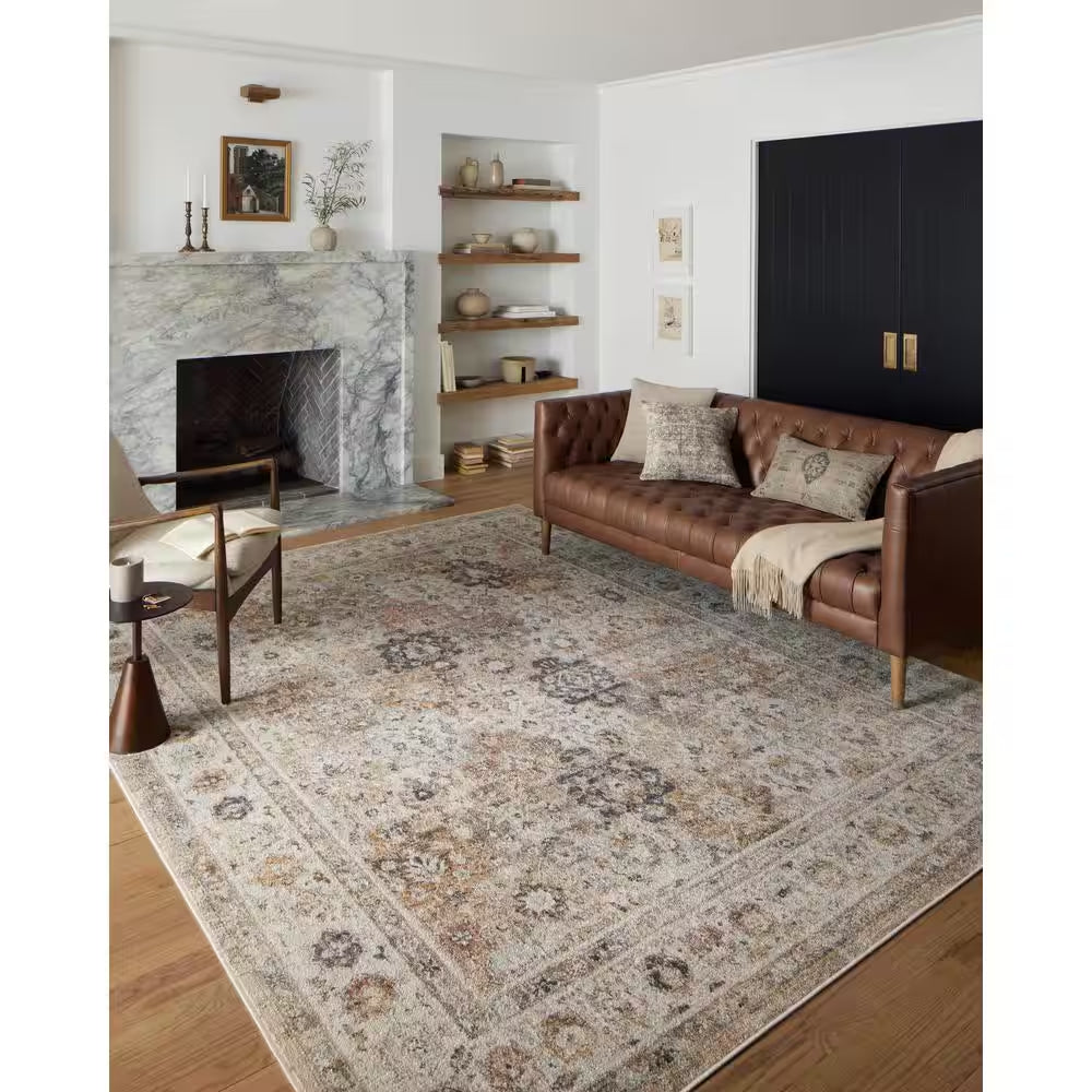 Monroe Beige/Multi 2 Ft. 6 In. X 4 Ft. Traditional Area Rug
