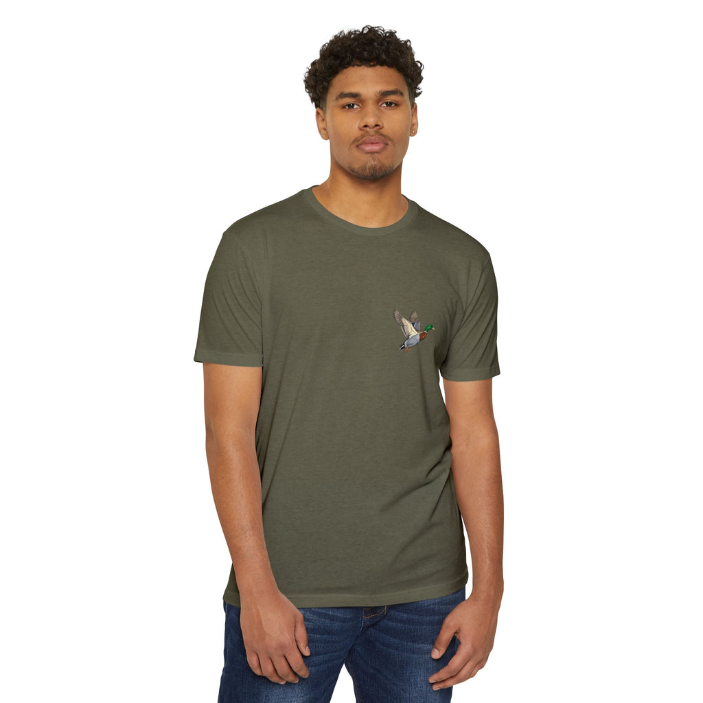 Flying Mallard Duck T-Shirt | Nature Wildlife Tee- Hunter Collection
