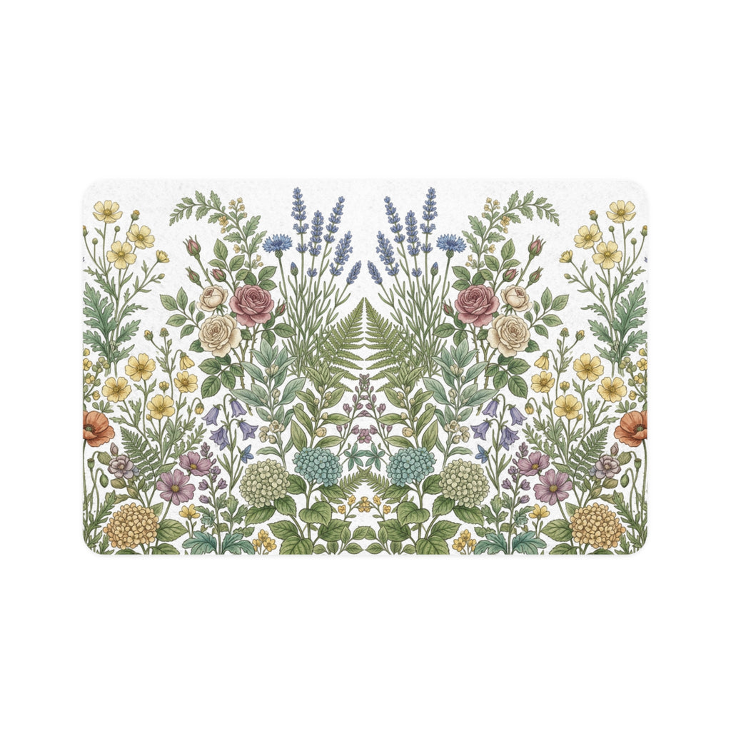 Wildflower Garden Pet Food Mat- Poppy Bestie Best Collection