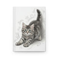 Playful Kitten Hardcover Journal | Lined Notebook Carmen Collection