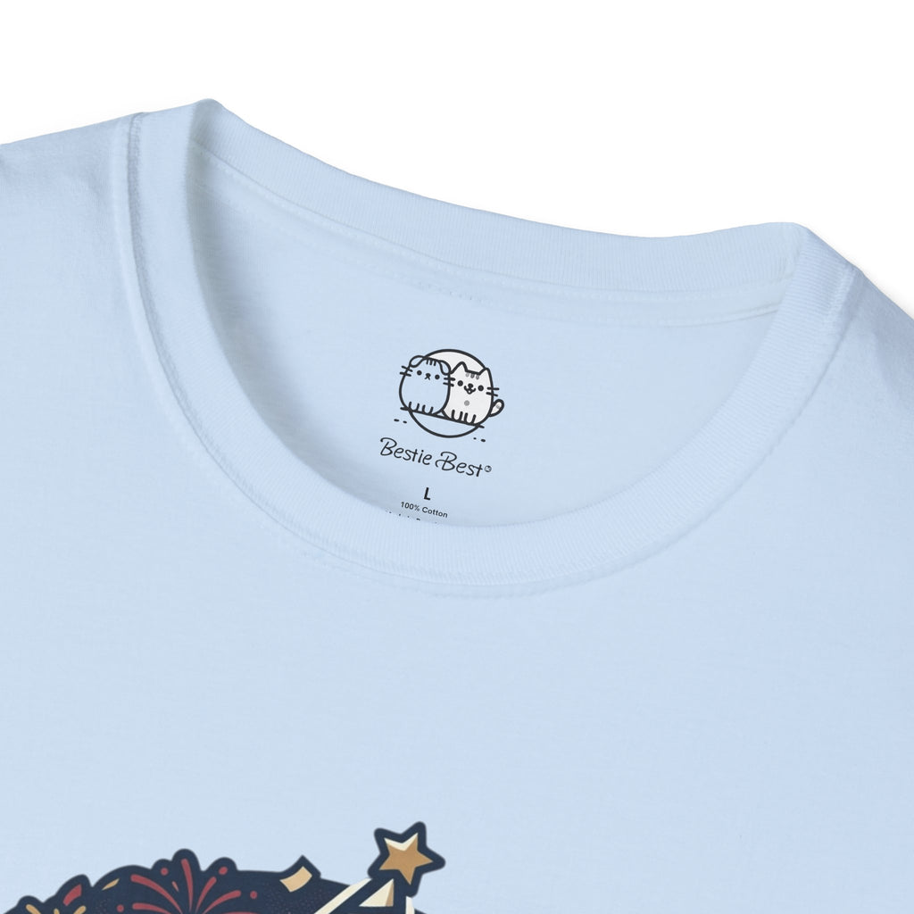 Patriotic Party Dog T-Shirt | 250 Years Celebration Tee