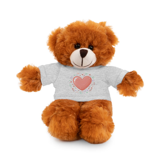 Plush Companion with Heart Stuffed Animals with Tee