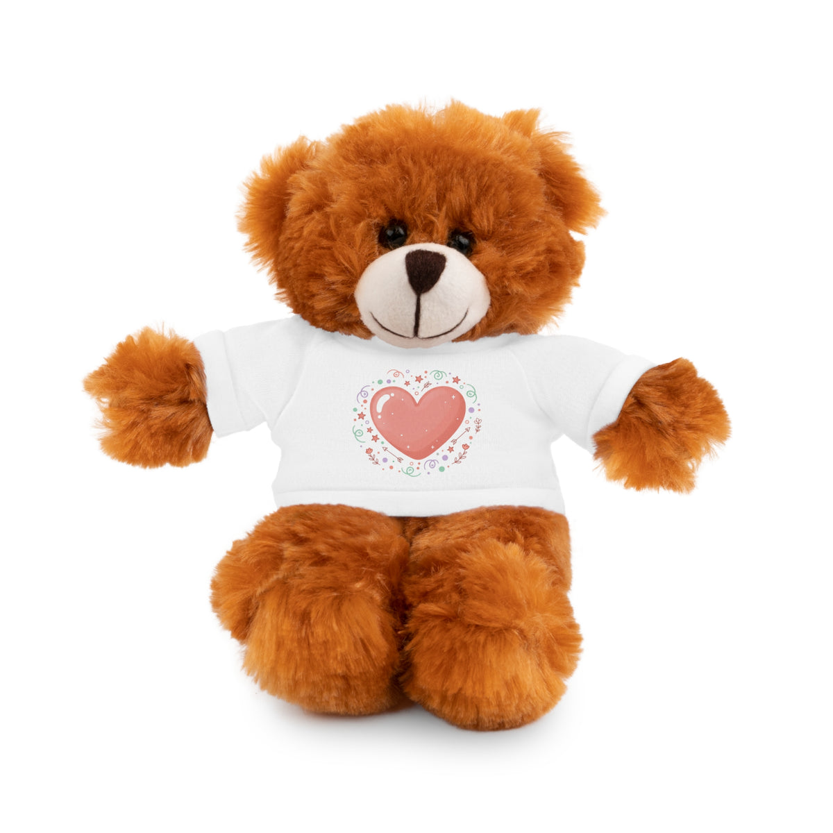 Plush Companion with Heart Stuffed Animals with Tee