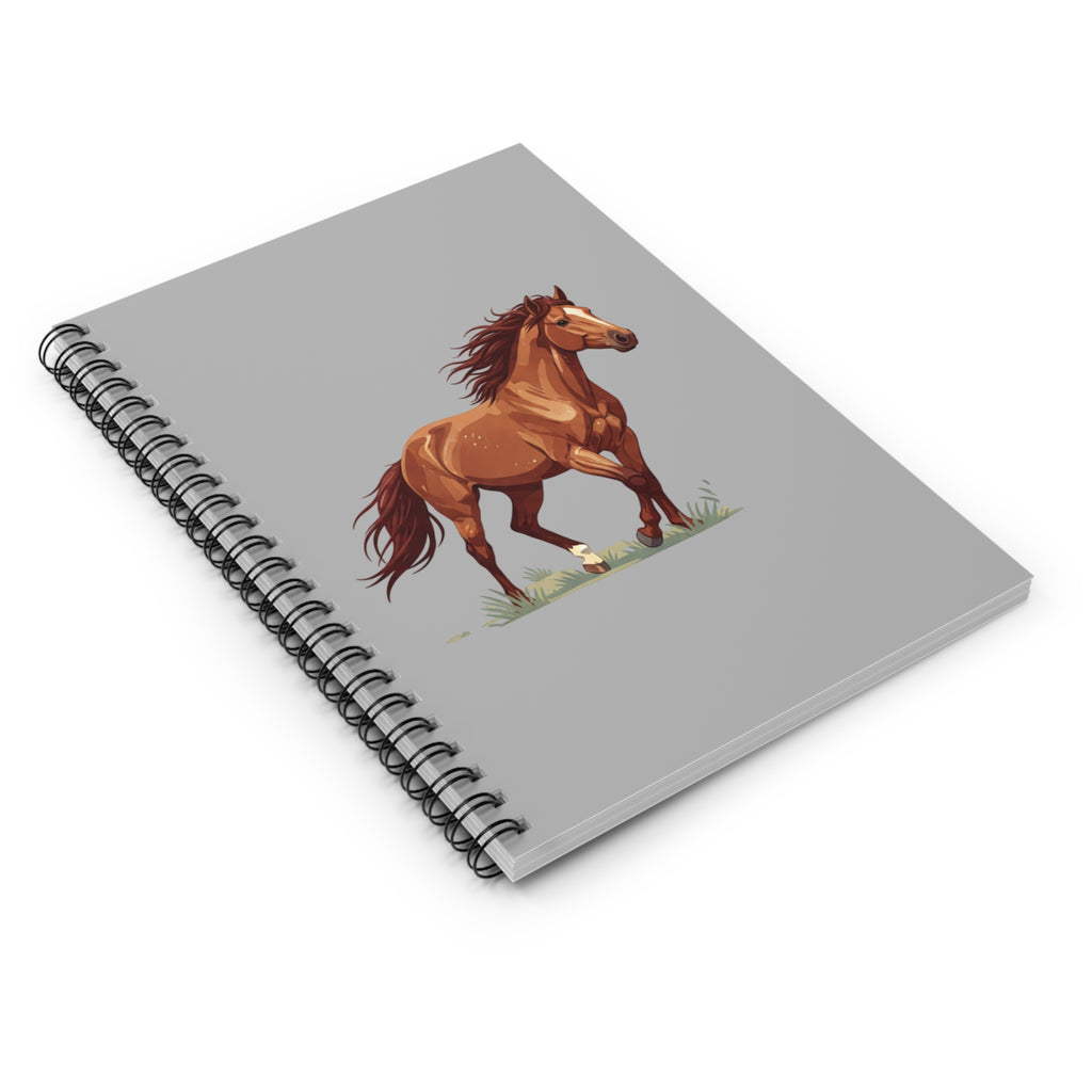 Running Wild Horse Spiral Notebook | Ruled Lined Journal