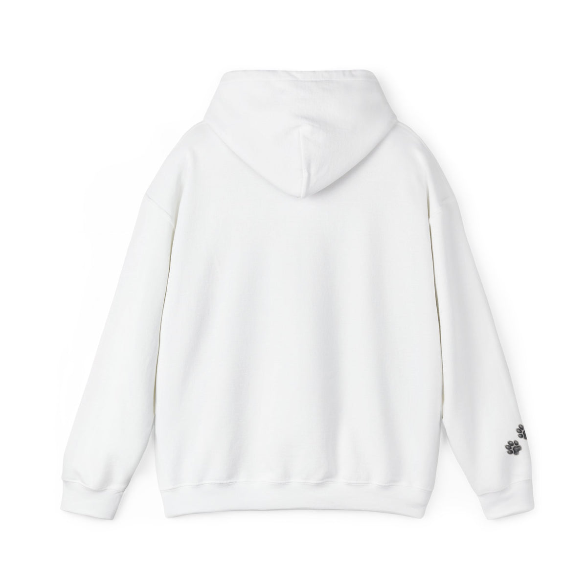Fluffy Kitten Diego-Cat Lover Hoodie with Paw Print Design