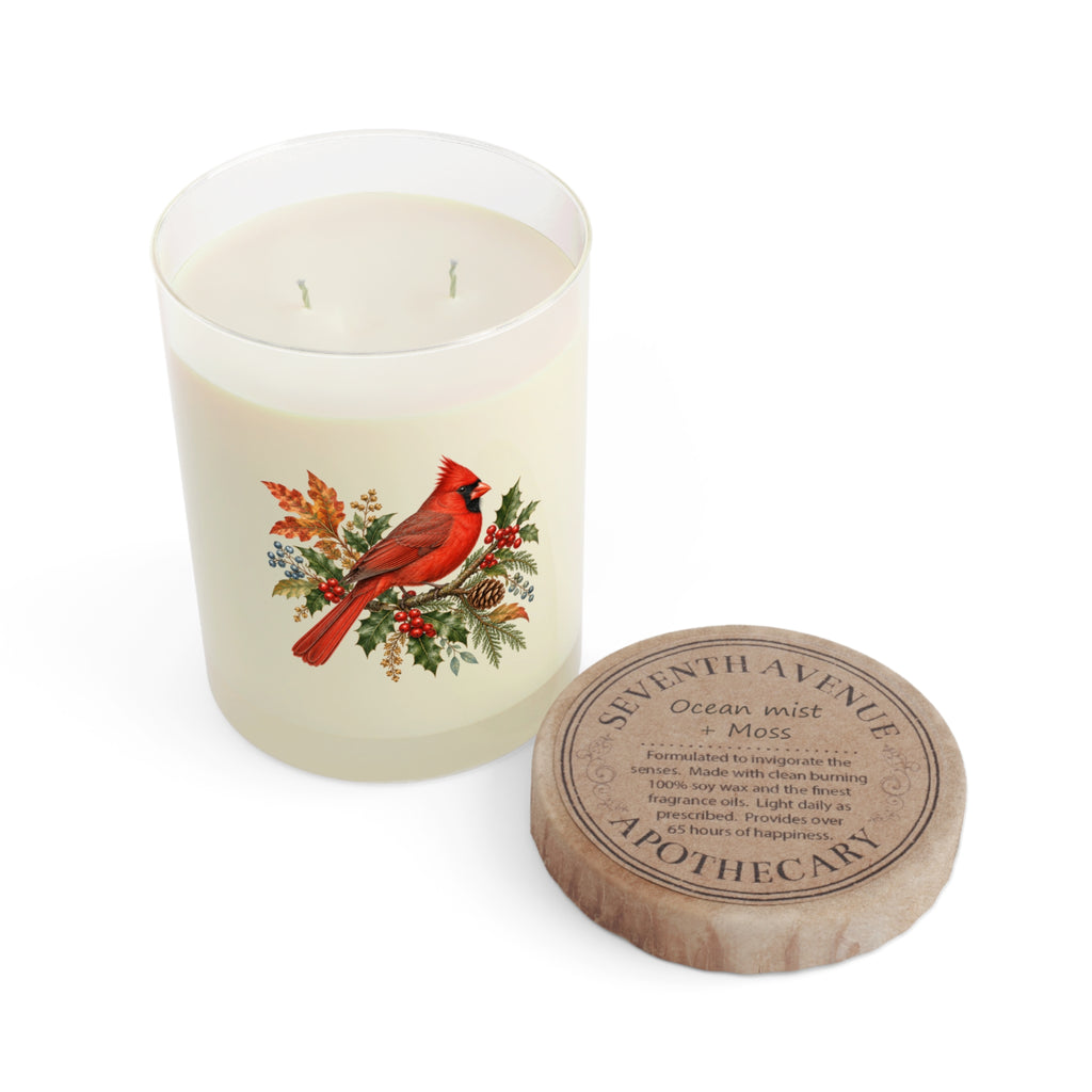 Red Cardinal Winter Botanical Scented Candle