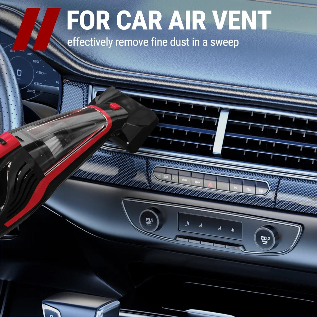 Cordless Handheld Vacuum, Car Vacuum Cleaner Rechargeable with Motorized Brush, Powerful Stair Vacuum