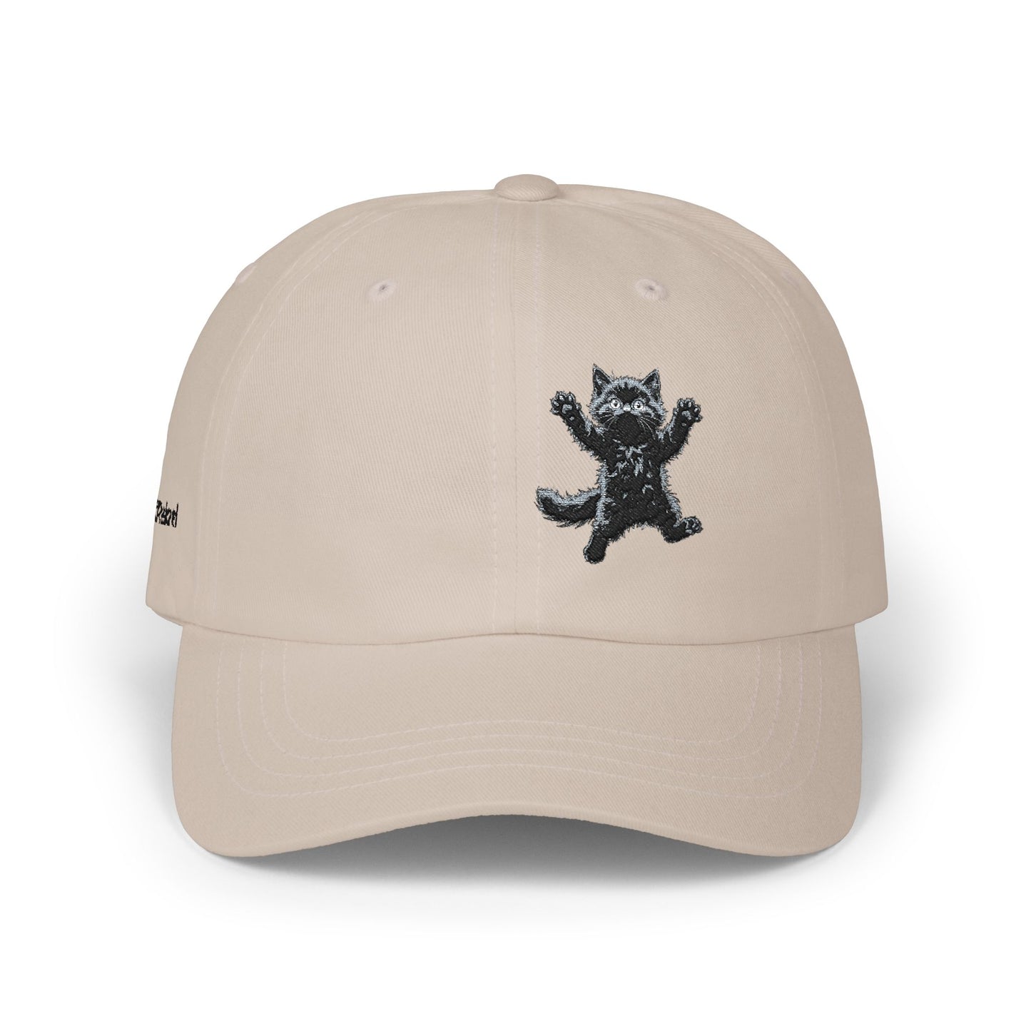 Jumping For Joy Black Cat Dad Cap | Embroidered Cat Hat- Boop Collection