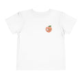 Peach Pocket Friends Toddler Tee | Cute Fruit Illustration
