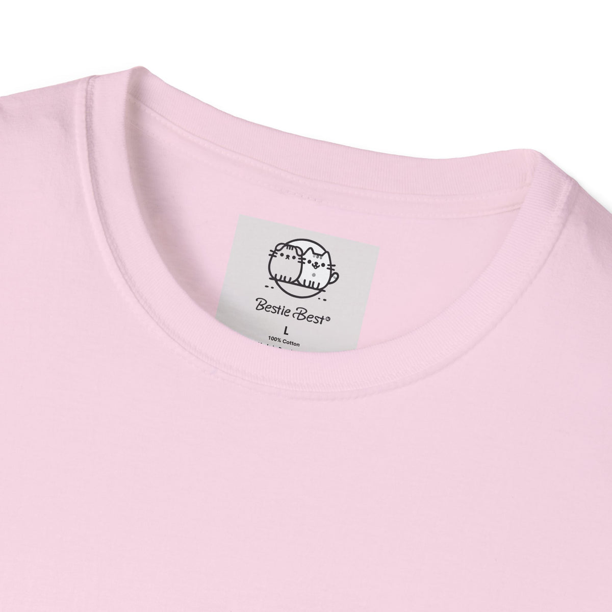 Proper Kitten Portrait T-Shirt | Small Chest Pocket Illustration- Bestie Best Collection