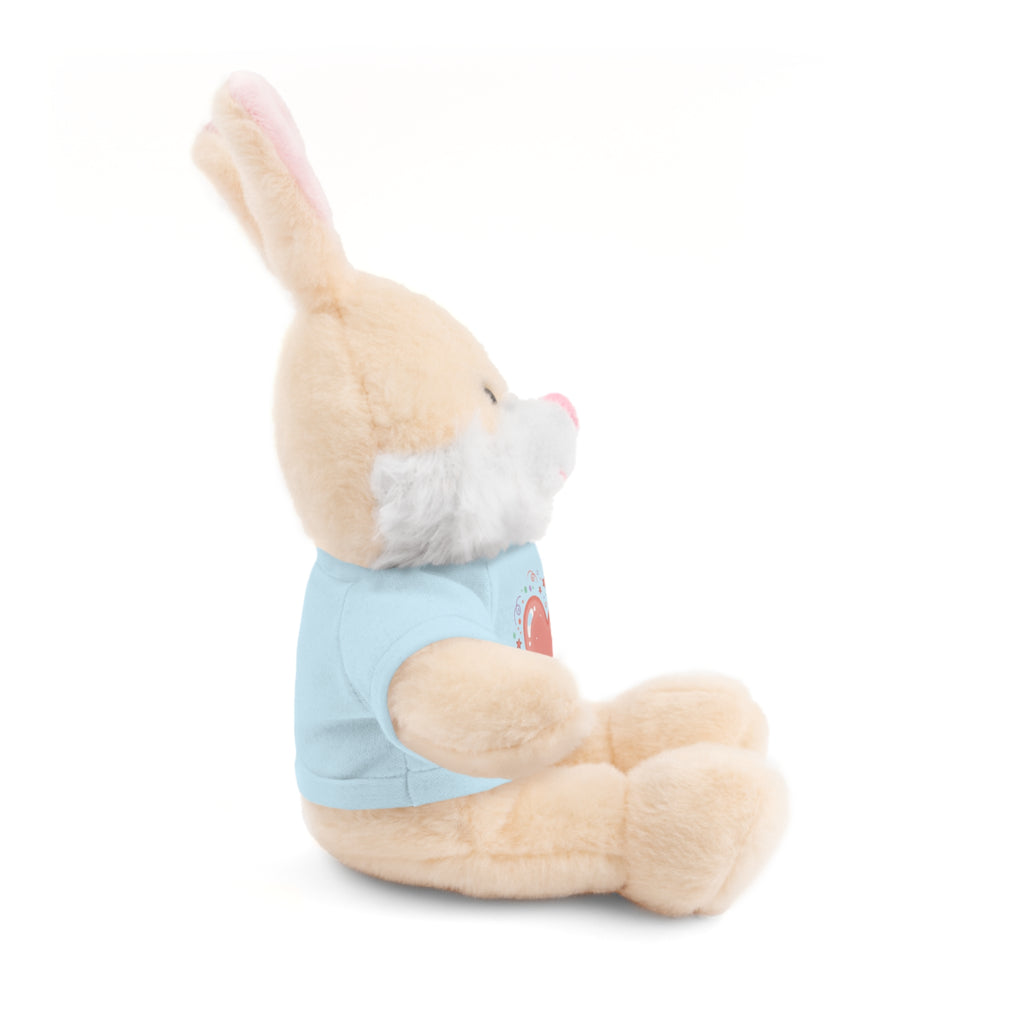 Plush Companion with Heart Stuffed Animals with Tee
