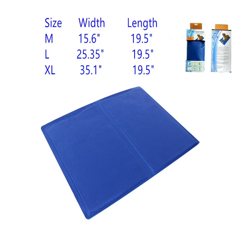 Dog Cooling Mat, Cooling Pad for Cats - No Water, Electricity or Refrigeration Needed - Non-Toxic Dog Cooling Pad- 25.35"X19.5"