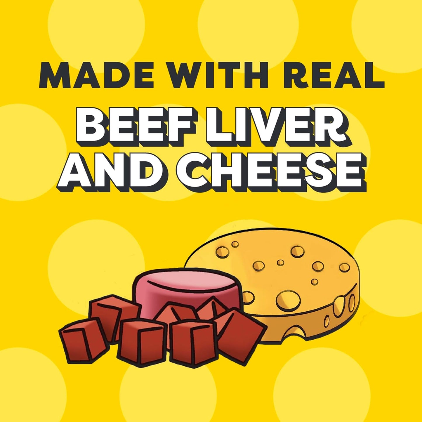 Creamy Puree Squeezable Lickable Cat Treats, Wet Cat Treats with Beef Liver and Cheese Variety Pack, 0.42 Oz. Tubes, 24 Count