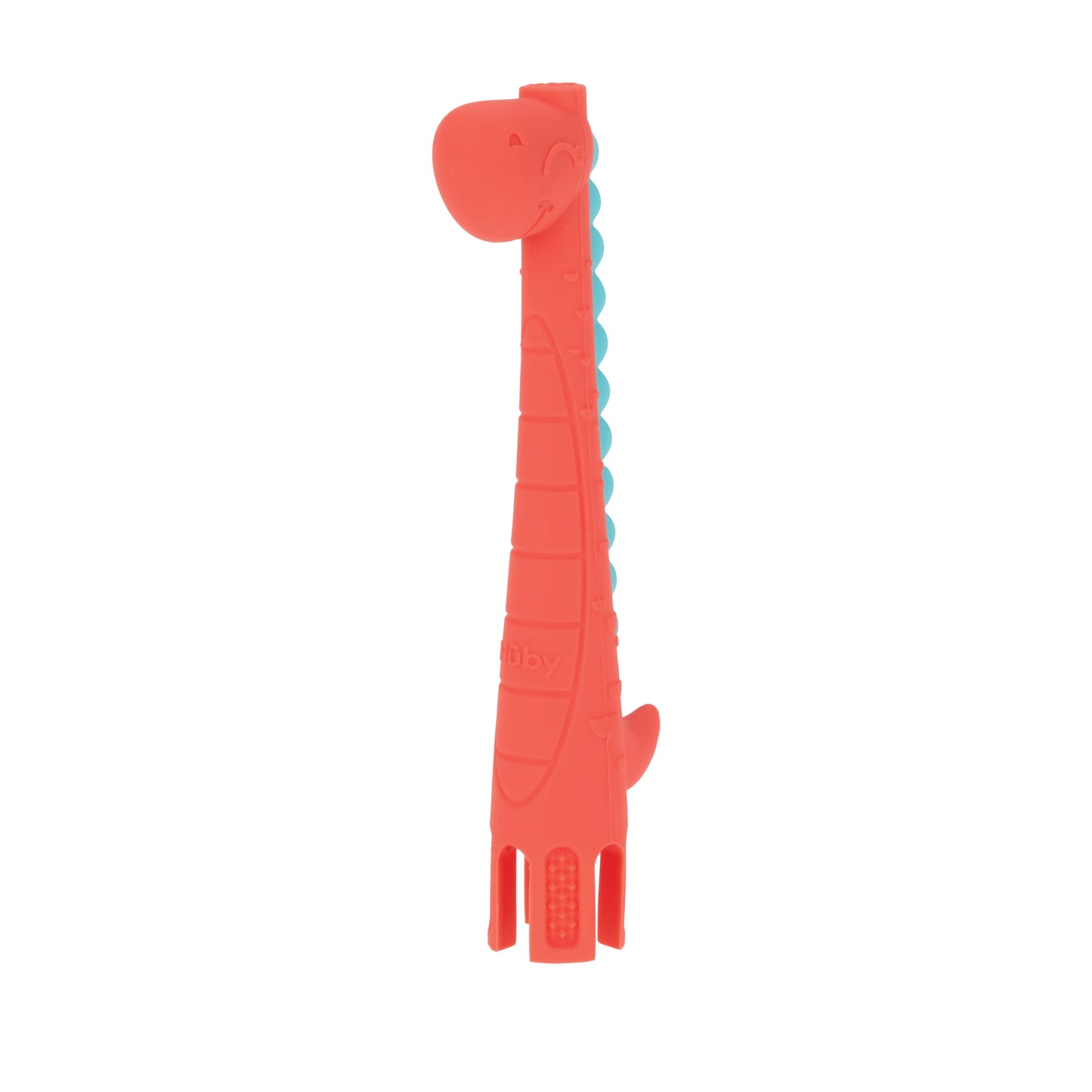 2Pk Silicone Sensory Tube Teethers, Llama & Dinosaur