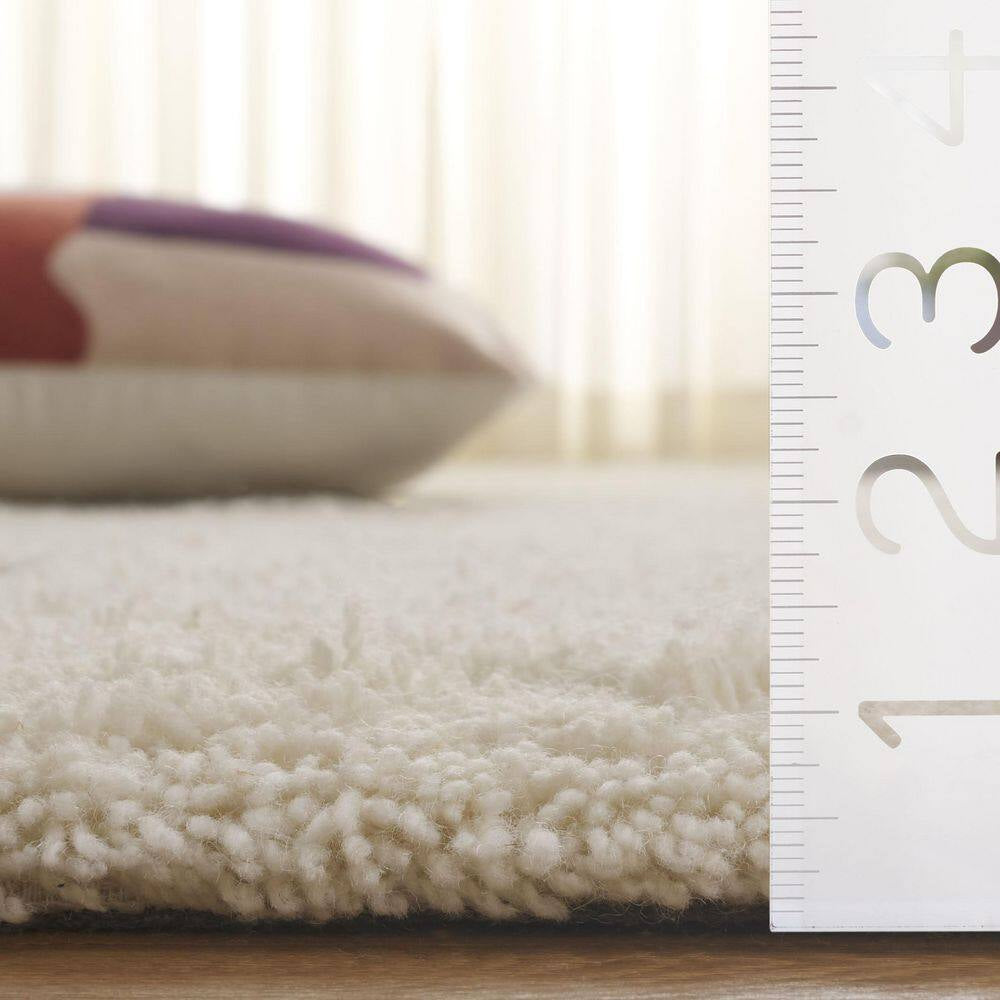 Casablanca Ivory/Red 3 Ft. X 5 Ft.High-Low Abstract Aztec Area Rug