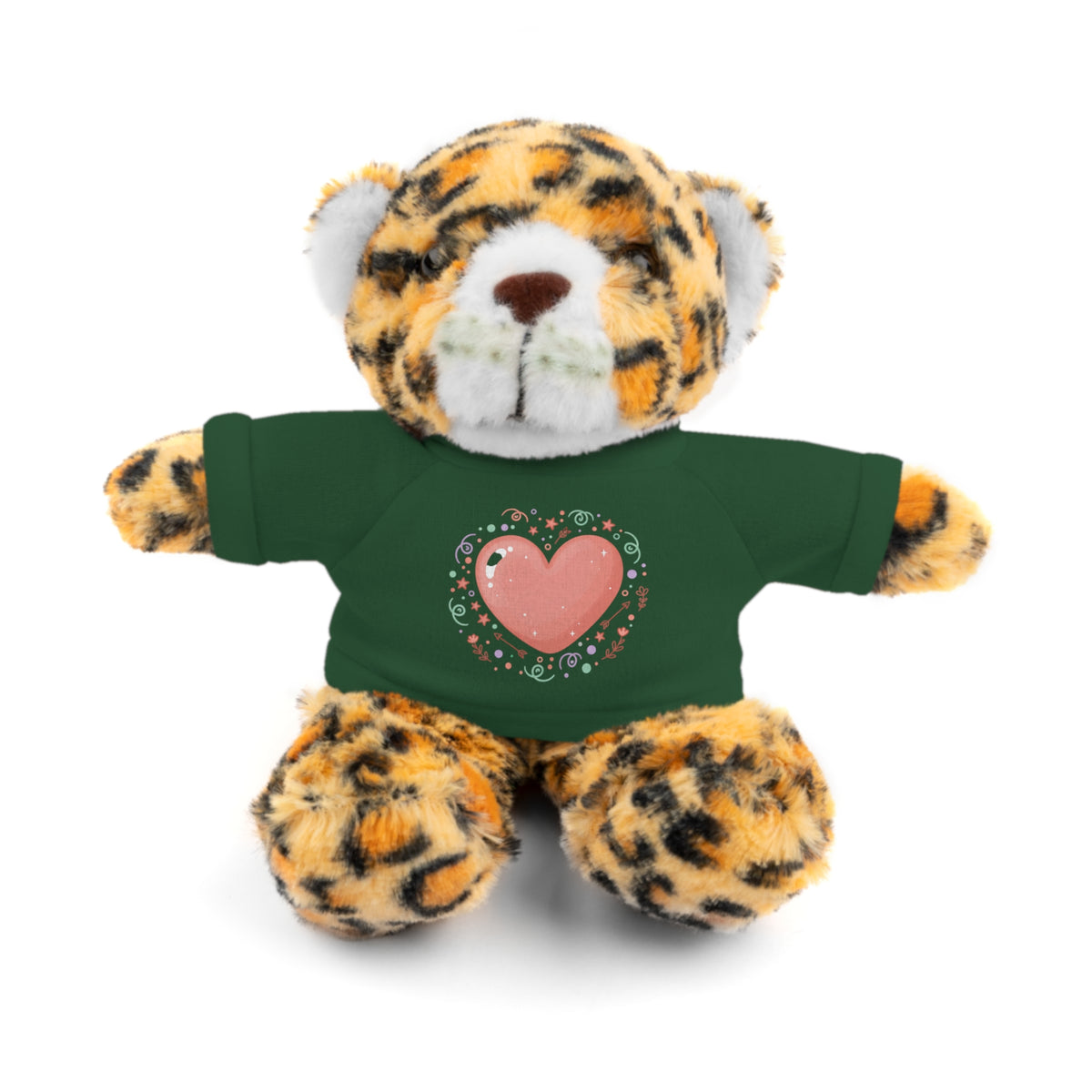Plush Companion with Heart Stuffed Animals with Tee