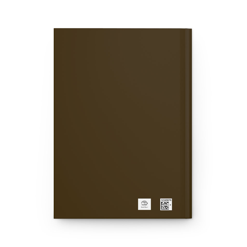 Regal Orange Tabby Portrait Hardcover Journal | Lined Notebook- Vincent Bestie Best Collection