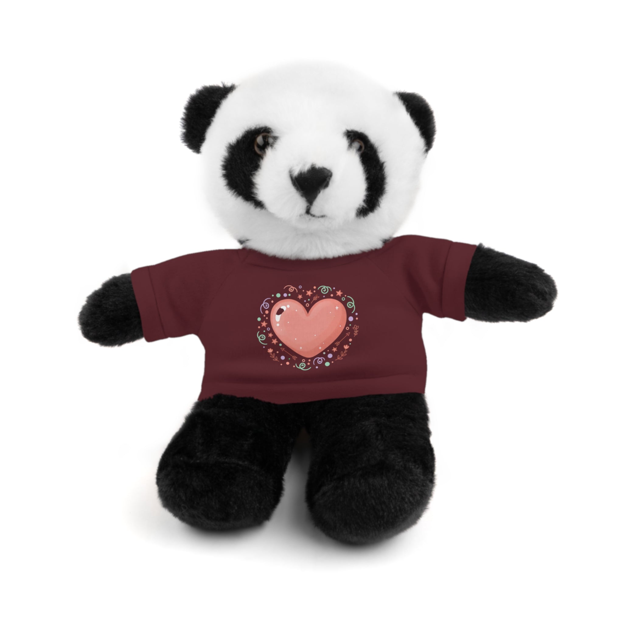 Plush Companion with Heart Stuffed Animals with Tee
