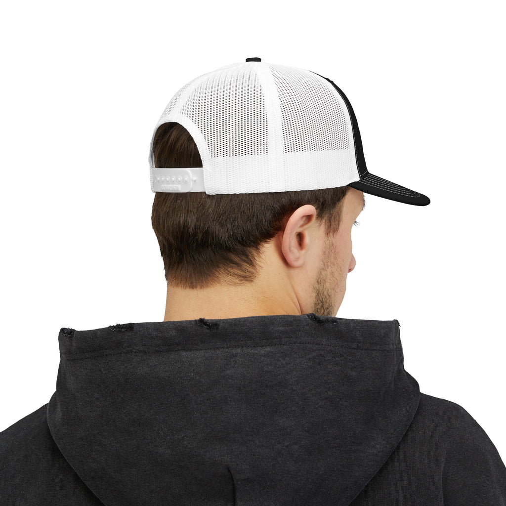 Running Kitten Snapback Trucker Cap | Embroidered Cat Design- Paloma Collection