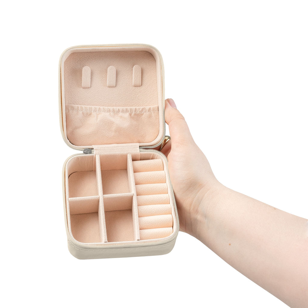 Cute Kitty Love Tabby Cat Jewelry Travel Case | Compact Organizer