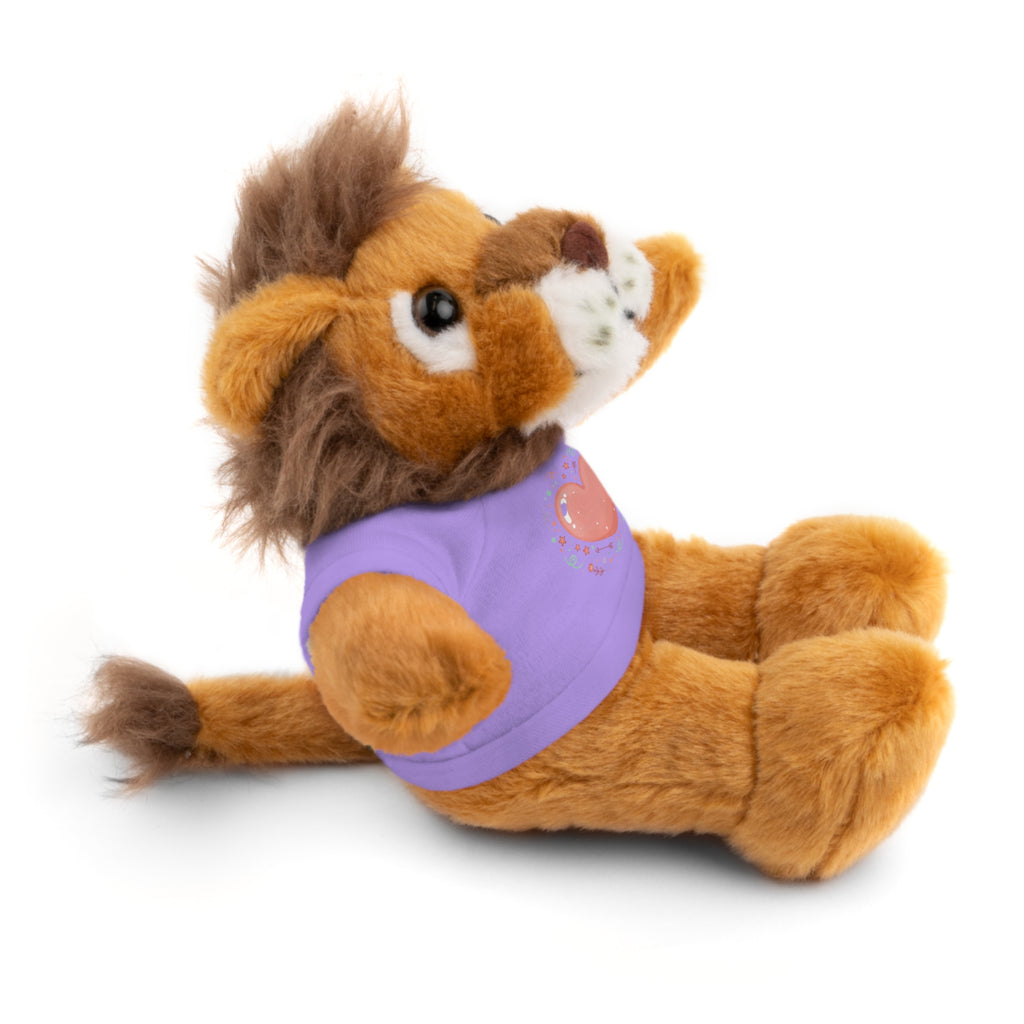 Plush Companion with Heart Stuffed Animals with Tee
