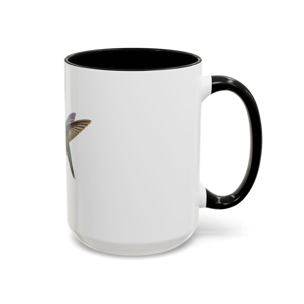 Hummingbird with Flower Thrive Not Just Survive Mug | Accent Coffee Mug