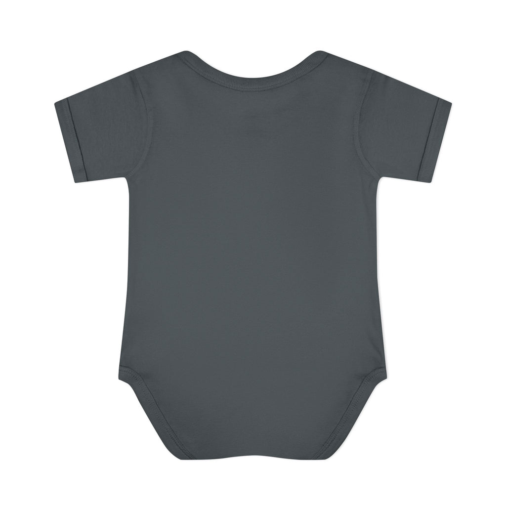 Cute Puppy & his Scooter- Infant Baby Rib Bodysuit- Unisex