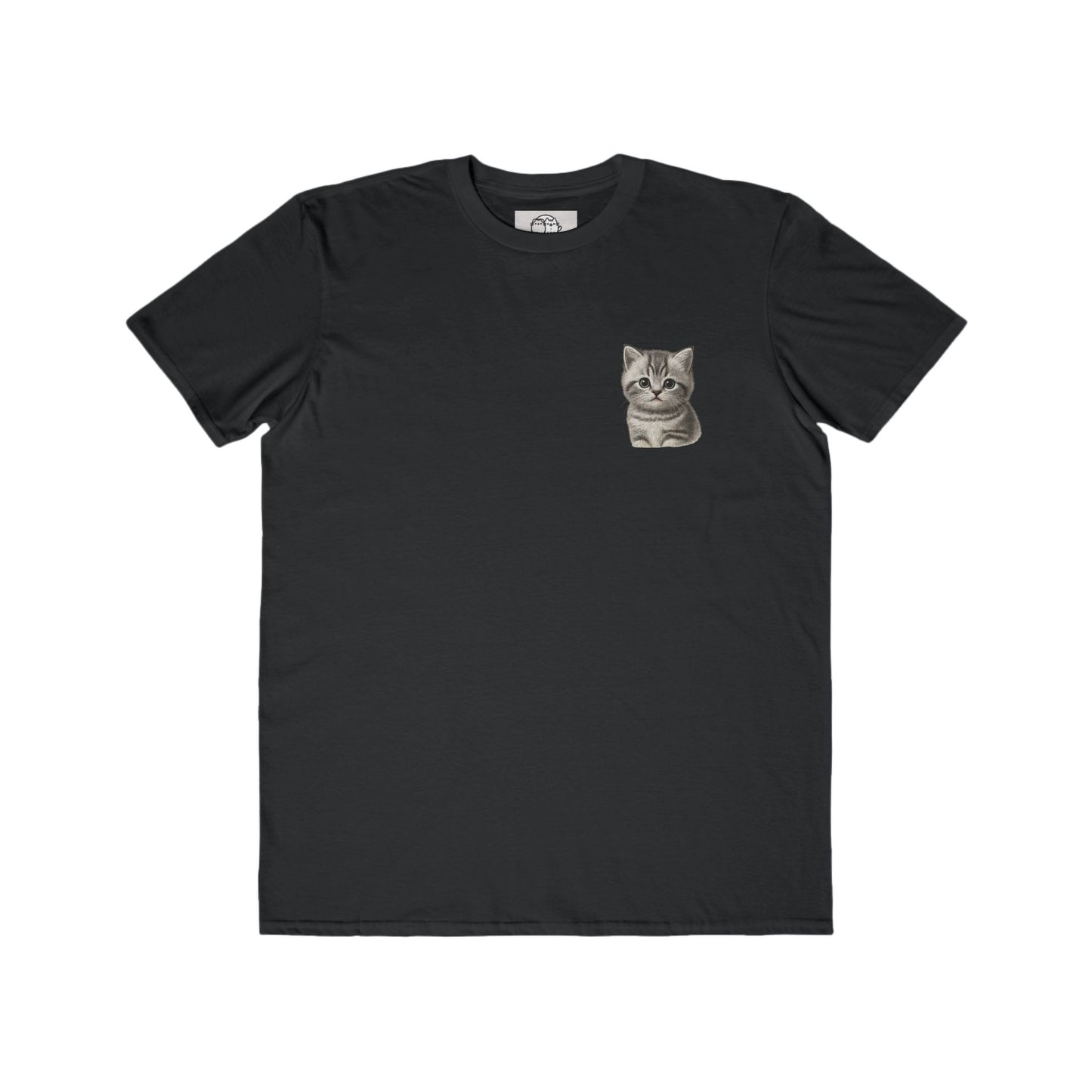 Pocket Kitty Tee | Cat Face Graphic T-Shirt- Hershey Collection