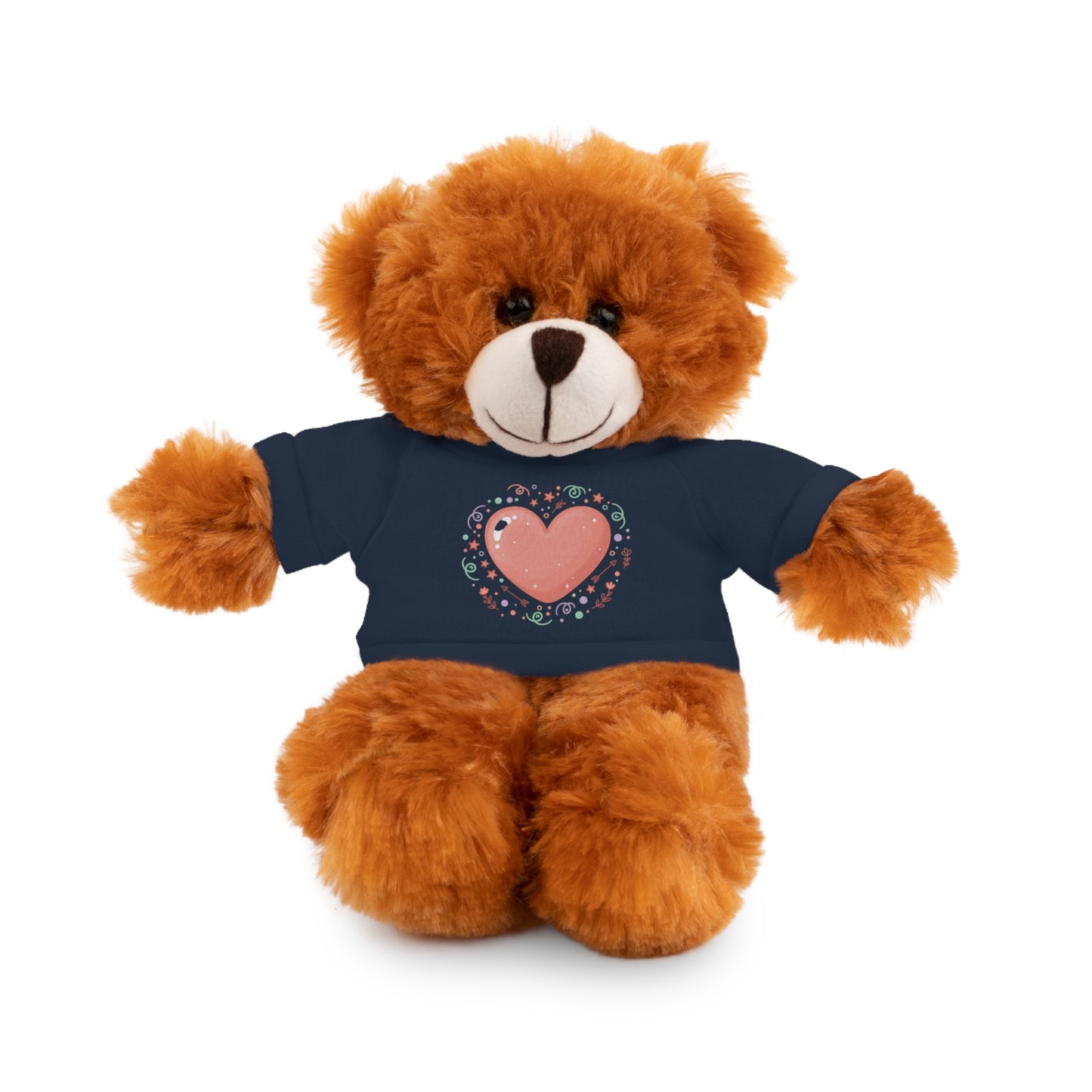 Plush Companion with Heart Stuffed Animals with Tee