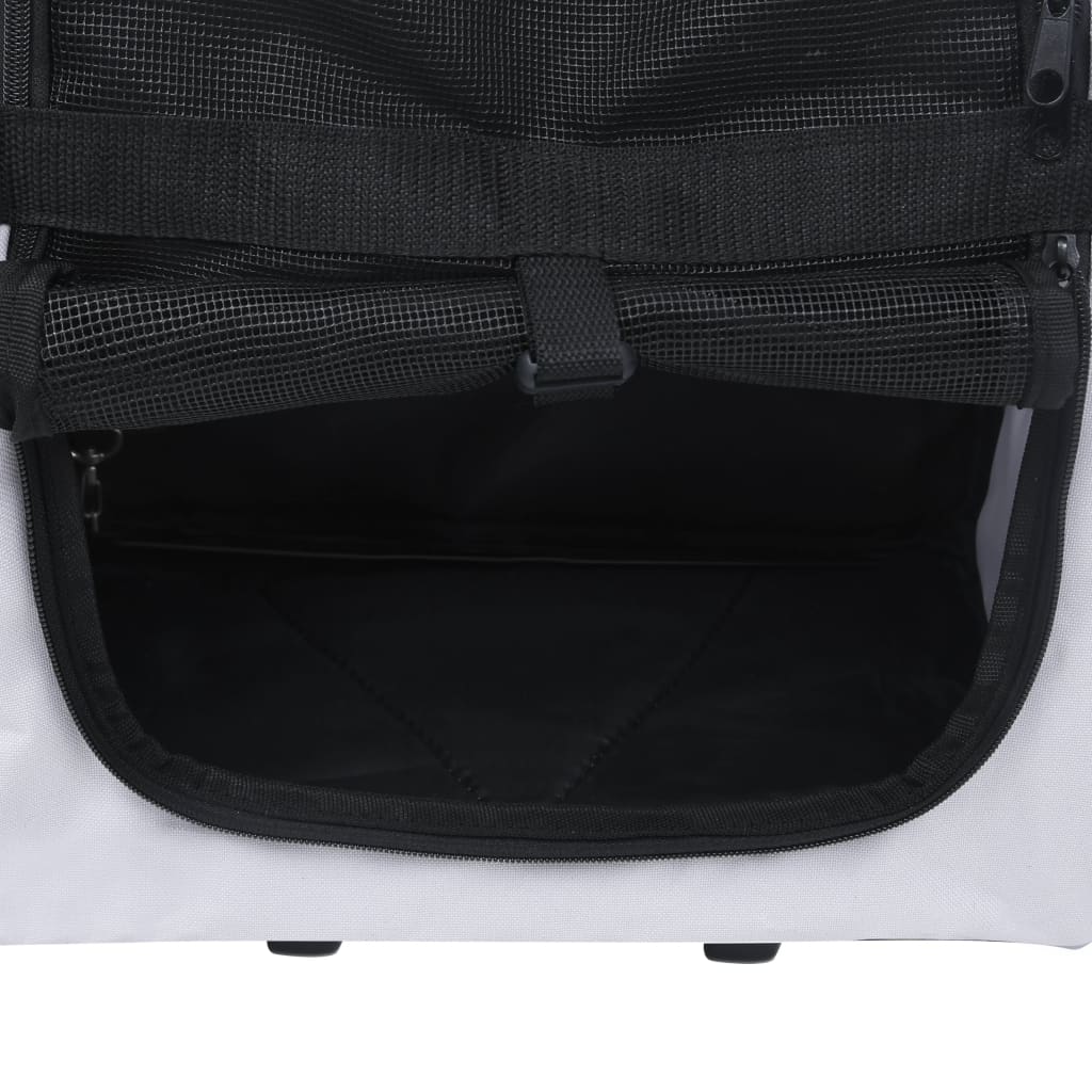 NNEVL Foldable Multipurpose Pet Trolley Grey