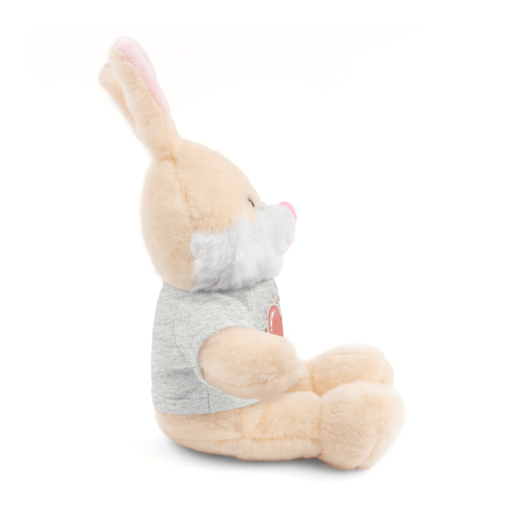 Plush Companion with Heart Stuffed Animals with Tee