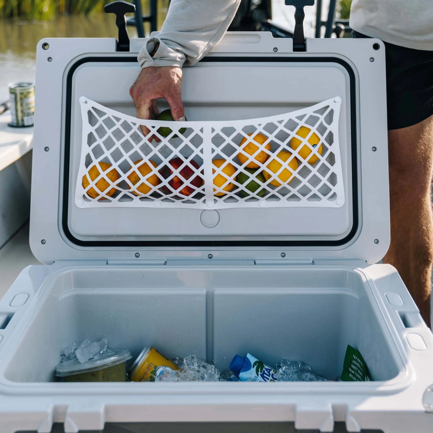 Ultra-Light 52 Qt Hard-Sided Ice Chest Cooler, Fits 76 Cans, Trailblazer