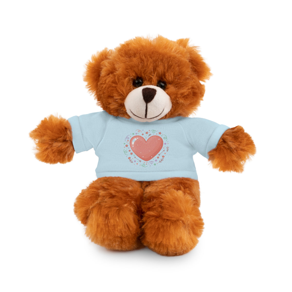 Plush Companion with Heart Stuffed Animals with Tee