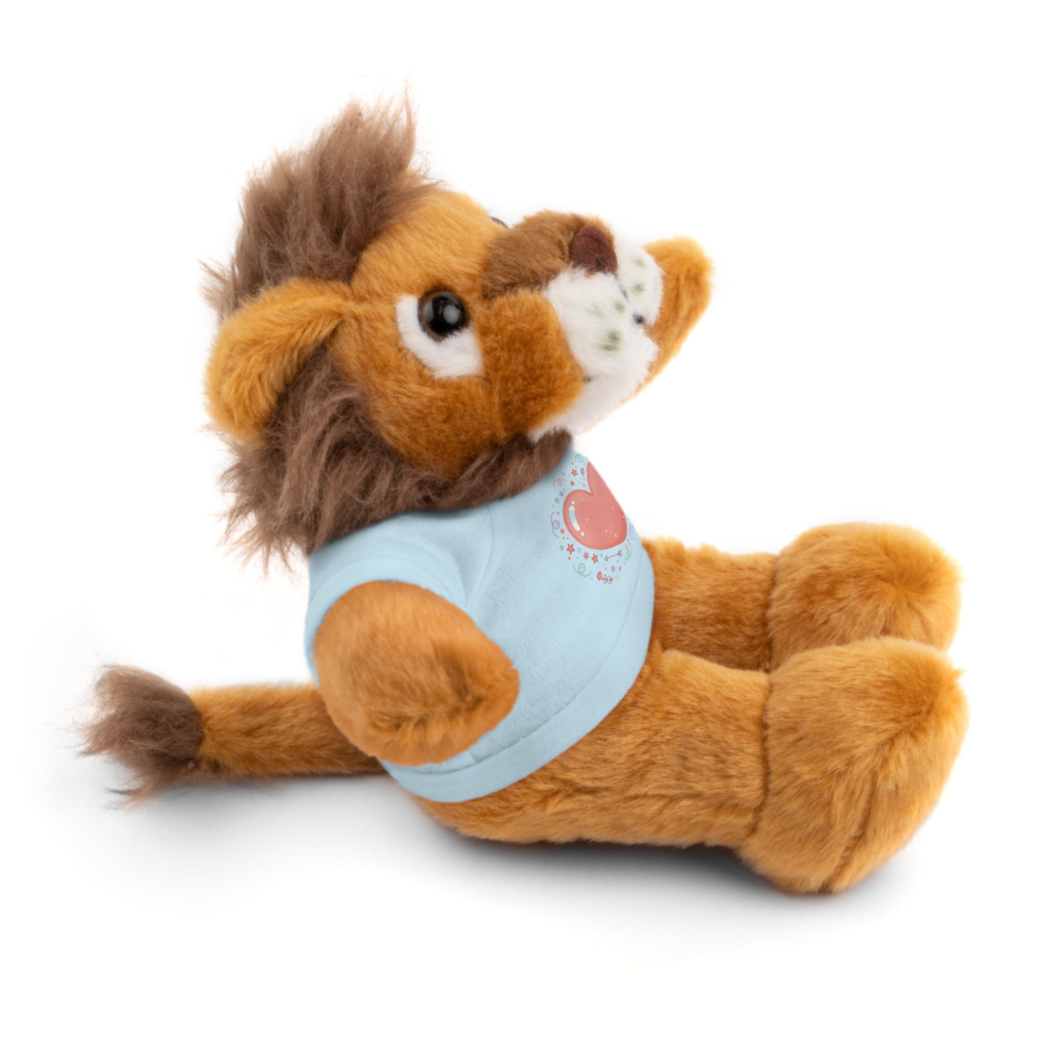Plush Companion with Heart Stuffed Animals with Tee