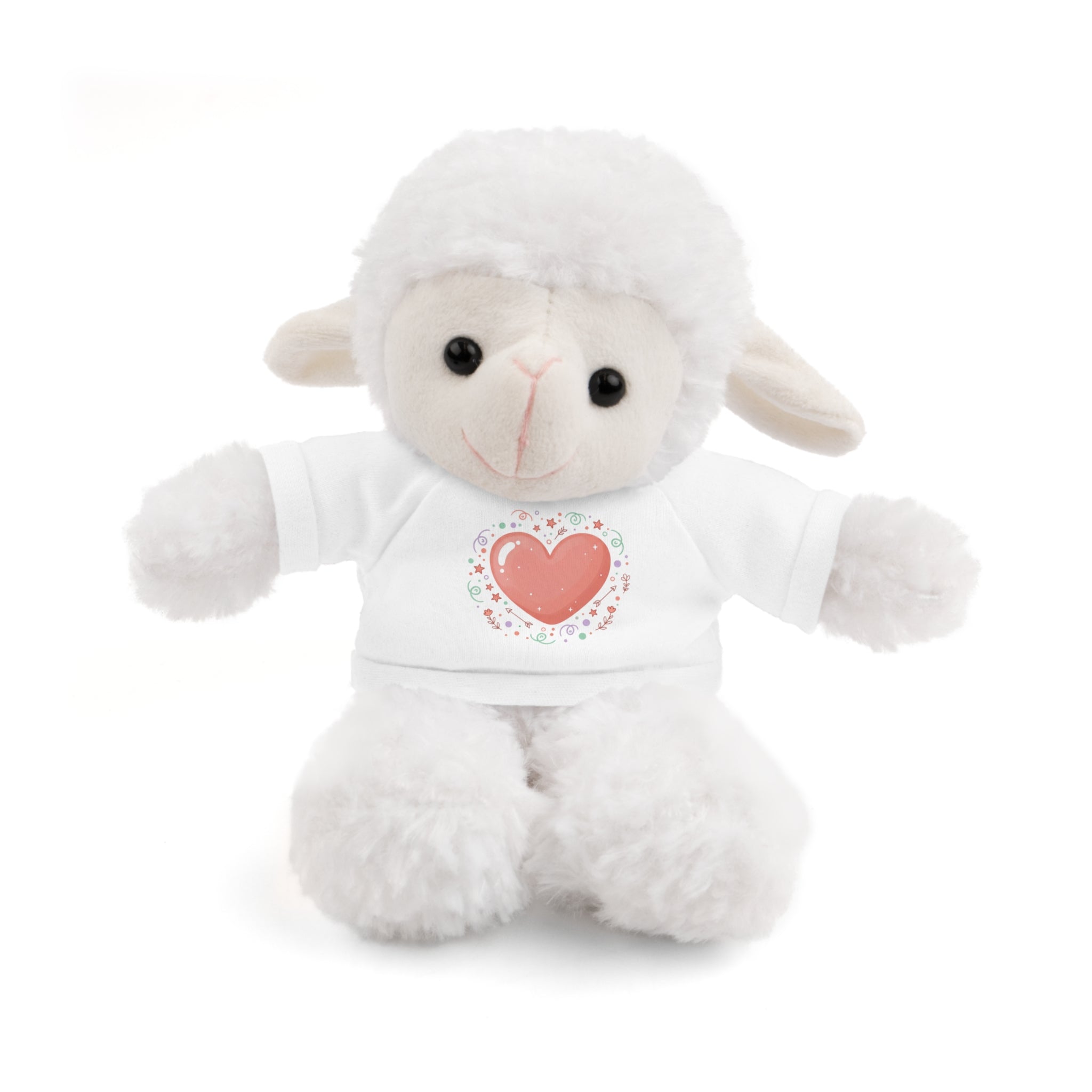 Plush Companion with Heart Stuffed Animals with Tee