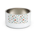 Cute Cat and Fish Pattern Pet Bowl | 18oz Stainless Steel Bowl