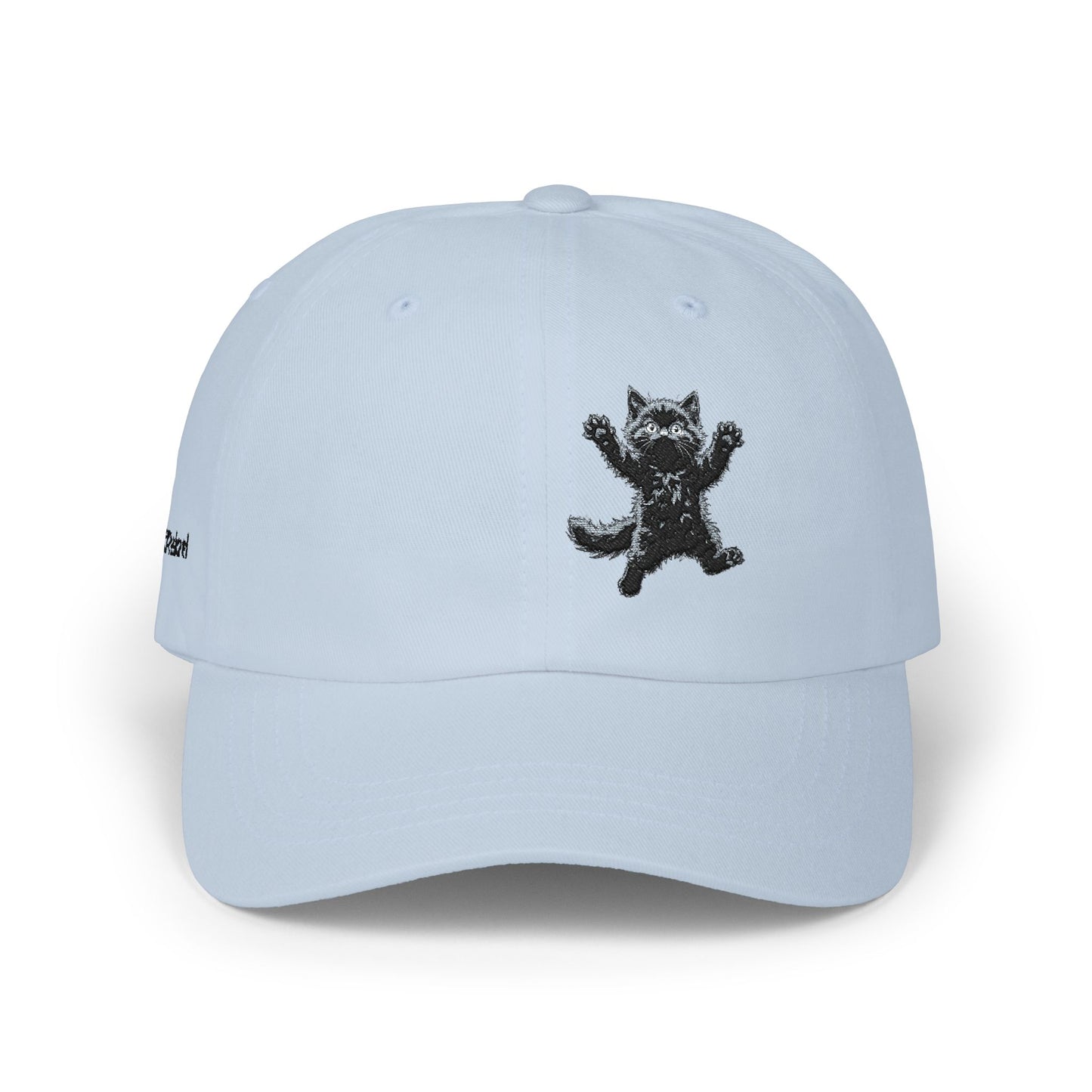 Jumping For Joy Black Cat Dad Cap | Embroidered Cat Hat- Boop Collection