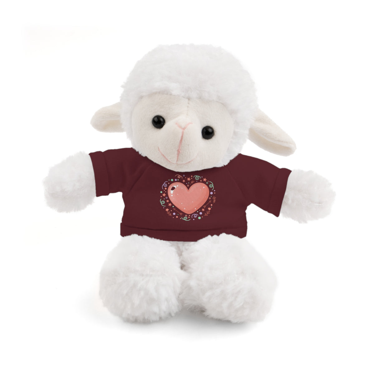 Plush Companion with Heart Stuffed Animals with Tee